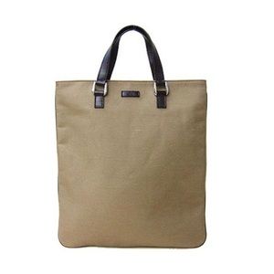 Gucci Beige Canvas Portfolio Case
